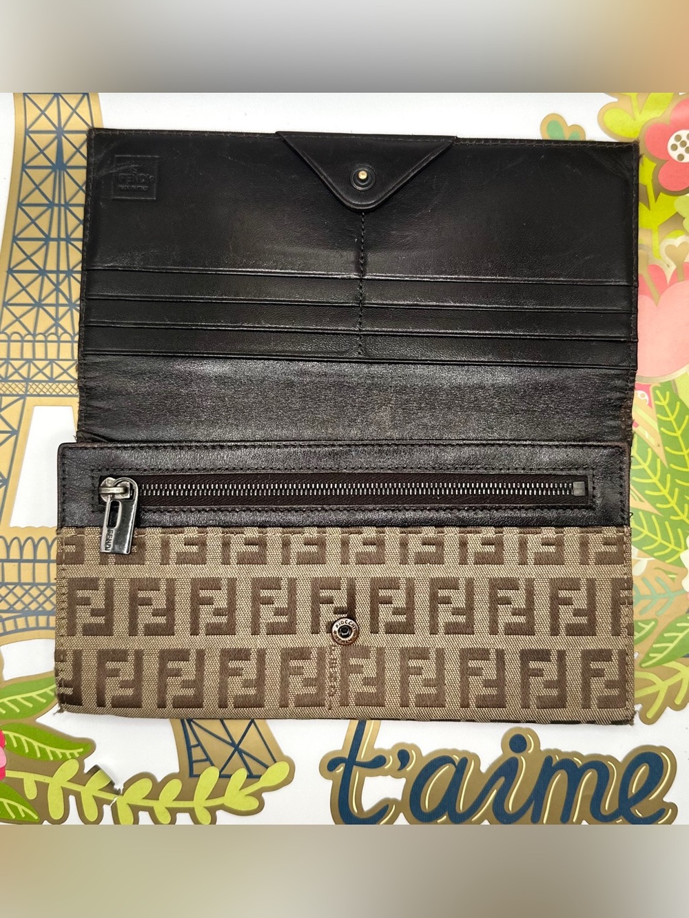 Fendi long wallet